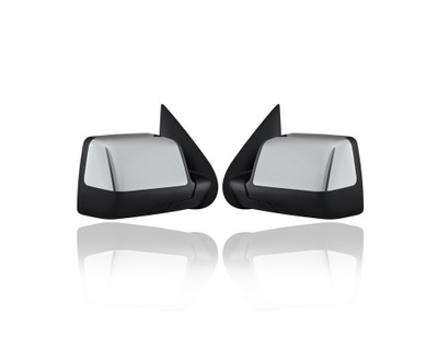 Door Mirror - Compatible/Replacement for '06-10 Ford Explorer, 07-10 Sport Trac Eddie Bauer - Powered, Heated With Puddle Lamp, Unpainted - Pair, Set - 6L2Z17682CAA, 6L2Z17683CAA Door Mirror - Compatible/Replacement for '06-10 Ford Explorer, 07-10 Sport Trac Eddie Bauer - Powered, Heated With Puddle Lamp, Unpainted - Pair, Set - 6L2Z17682CAA, 6L2Z17683CAA