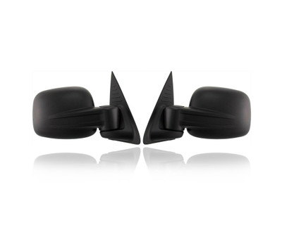 Door Mirror - Compatible/Replacement for '02-07 Jeep Liberty - Manual Folding - Pair, Left Driver + Right Passenger Set - 55155836AH, 55155837AH Door Mirror - Compatible/Replacement for '02-07 Jeep Liberty - Manual Folding - Pair, Left Driver + Right Passenger Set - 55155836AH, 55155837AH