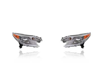 Headlight Assembly For 14-16 Nissan Versa Note S/S-Plus/SL/SV - Both Pair, Left Driver Right Passenger Hand (CAPA-Certified) - 260103WC0A, 260603WC0A Headlight Assembly For 14-16 Nissan Versa Note S/S-Plus/SL/SV - Both Pair, Left Driver Right Passenger Hand (CAPA-Certified) - 260103WC0A, 260603WC0A