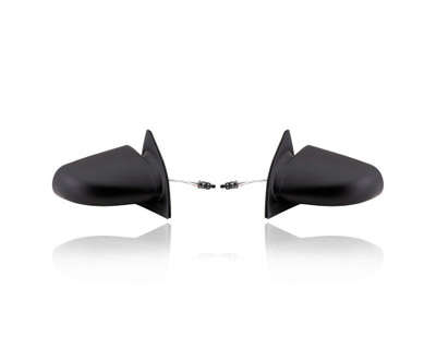 Door Mirror - Compatible/Replacement for '91-96 Saturn Coupe - Manual, Black - Pair, Left Driver + Right Passenger Set - 21096372, 21096374 Door Mirror - Compatible/Replacement for '91-96 Saturn Coupe - Manual, Black - Pair, Left Driver + Right Passenger Set - 21096372, 21096374