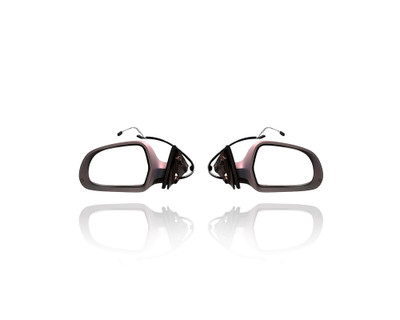 Door Mirror - Compatible/Replacement for '08-08 Audi A5/S5 Coupe - Powered, Heated With Memory Foldable, Unpainted - Pair, Left Driver + Right Passenger Set - 8T1857410G3FZ, 8T1857409G3FZ