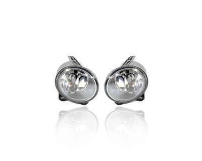 Fog Light - Compatible/Replacement for '03-06 BMW X5 - Halogen - Pair, Left Driver + Right Passenger Set - 63176920886, 63176920885