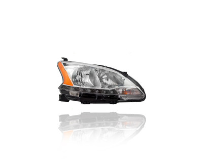 Headlight Assembly For NI2503216 13-15 Nissan Sentra - Right Hand Passenger, Halogen With LED Accent, NSF Certified Headlight Assembly For NI2503216 13-15 Nissan Sentra - Right Hand Passenger, Halogen With LED Accent, NSF Certified