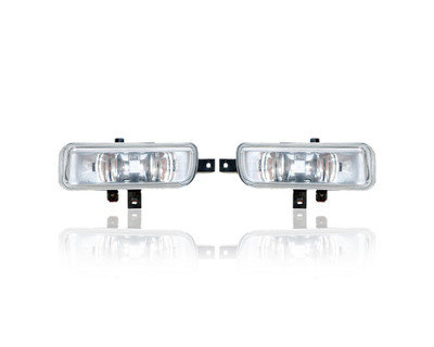 Fog Light - Compatible/Replacement for '96-99 Isuzu Hombre Pickup - Pair, Left Driver + Right Passenger Set - 2900714030