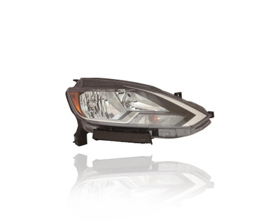 Headlight Assembly For NI2503244 16-19 Nissan Sentra - Right Hand - Passenger, Halogen-Type, NSF