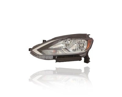 Headlight Assembly For NI2502244 16-19 Nissan Sentra - Left Hand - Driver, Halogen-Type, NSF Headlight Assembly For NI2502244 16-19 Nissan Sentra - Left Hand - Driver, Halogen-Type, NSF