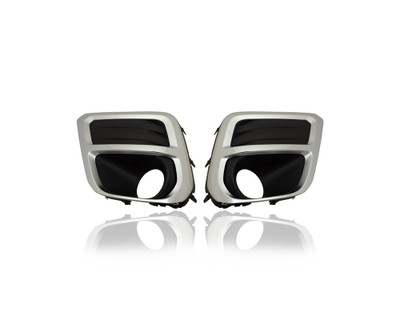 Fog Light Cover - Compatible/Replacement for '19-21 Subaru Forester Limited - Textured, Black Chrome - Pair, Left Driver + Right Passenger Set - 57731SJ060, 57731SJ070 Fog Light Cover - Compatible/Replacement for '19-21 Subaru Forester Limited - Textured, Black Chrome - Pair, Left Driver + Right Passenger Set - 57731SJ060, 57731SJ070