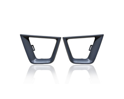 Fog Light Cover - Compatible/Replacement for '19-21 Jeep Renegade Altitude/High Altitude/Latitude/Limited/Sport - Gray - Pair, Left Driver + Right Passenger Set - 6VQ41TZZAA, 6VQ42TZZAA Fog Light Cover - Compatible/Replacement for '19-21 Jeep Renegade Altitude/High Altitude/Latitude/Limited/Sport - Gray - Pair, Left Driver + Right Passenger Set - 6VQ41TZZAA, 6VQ42TZZAA
