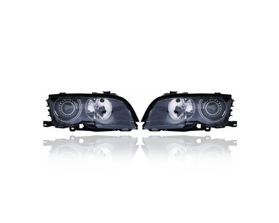 Headlight - Compatible/Replacement for '99-01 BMW 3-Series Coupe/Convertible - Xenon - Pair, Left Driver + Right Passenger Set - 63126904298, 63126904297 Headlight - Compatible/Replacement for '99-01 BMW 3-Series Coupe/Convertible - Xenon - Pair, Left Driver + Right Passenger Set - 63126904298, 63126904297