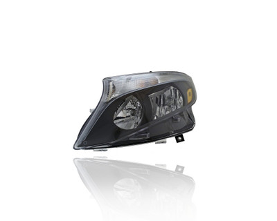 Headlight - Compatible/Replacement for '16-16 Mercedes-Benz Metris Passenger/Cargo Van - Halogen - Left Hand - Driver - 4478200861