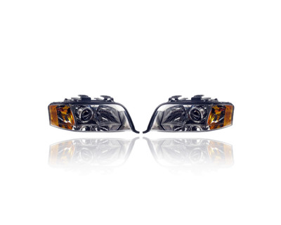 Headlight - Compatible/Replacement for '02-04 Audi A6/S6 6cy - Xenon - Pair, Left Driver + Right Passenger Set - 4B0941004BM, 4B0941003BM Headlight - Compatible/Replacement for '02-04 Audi A6/S6 6cy - Xenon - Pair, Left Driver + Right Passenger Set - 4B0941004BM, 4B0941003BM