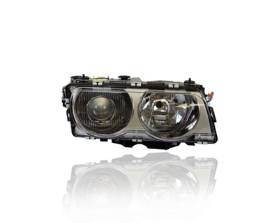 Headlight - Compatible/Replacement for '99-01 BMW 7-Series - Xenon Without Bulb, Chrome - Right Hand - Passenger - 63126907318
