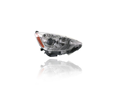 Headlight Assembly For TO2503214 12-14 Toyota Prius C - Right Hand - Passenger, CAPA Headlight Assembly For TO2503214 12-14 Toyota Prius C - Right Hand - Passenger, CAPA