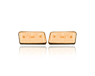 Side Marker Light - Compatible/Replacement for '82-86 Nissan Sentra, 84-86 Stanza - Front - Pair, Left Driver + Right Passenger Set - 2618009A00, 2618509A00 Side Marker Light - Compatible/Replacement for '82-86 Nissan Sentra, 84-86 Stanza - Front - Pair, Left Driver + Right Passenger Set - 2618009A00, 2618509A00