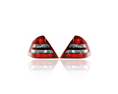 Tail Light - Compatible/Replacement for '01-04 Mercedes-Benz C-Class Sedan - Halogen - Pair, Left Driver + Right Passenger Set - 2038201064, 2038200964 Tail Light - Compatible/Replacement for '01-04 Mercedes-Benz C-Class Sedan - Halogen - Pair, Left Driver + Right Passenger Set - 2038201064, 2038200964