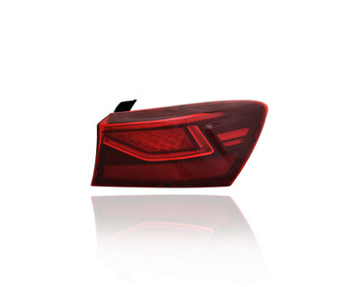 Tail Light - Compatible/Replacement for '19-21 Kia Forte Sedan EX/S/GT - LED, Outer On Body Quarter Panel - Right Hand - Passenger - 92402M7100 - CAPA