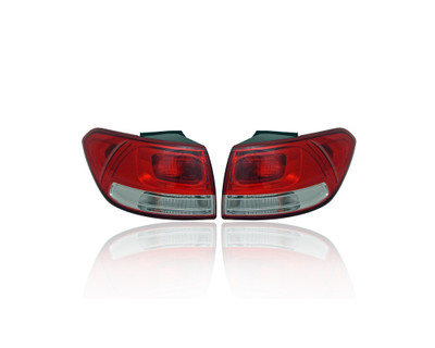 Tail Light - Compatible/Replacement for '16-18 Kia Sorento L/LX/EX - Halogen, Outer On Body Quarter Panel - Pair, Left Driver + Right Passenger Set - 92402C6000, 92401C6000 - CAPA
