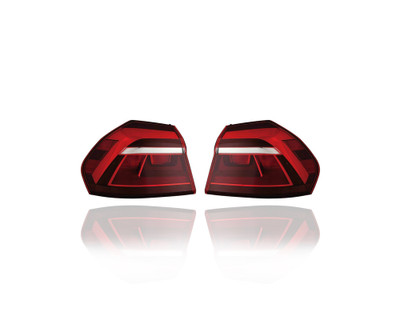 Tail Light - Compatible/Replacement for '17-19 VW Volkswagen Passat - Halogen, On Body - Pair, Left Driver + Right Passenger Set - 561945096P, 561945095P - CAPA Tail Light - Compatible/Replacement for '17-19 VW Volkswagen Passat - Halogen, On Body - Pair, Left Driver + Right Passenger Set - 561945096P, 561945095P - CAPA