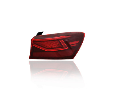 Tail Light - Compatible/Replacement for '19-21 Kia Forte Sedan EX/S/GT - LED, Outer On Body Quarter Panel - Right Hand - Passenger - 92402M7100