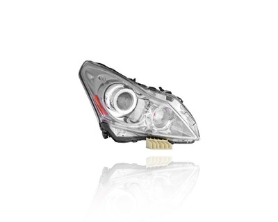 Headlight Assembly For 10-13 Infiniti G37-Sedan, 11-12 G25, 15-15 Q40 Base/Journey-Model - HID - Right Hand / Passenger - 260101NM0C Headlight Assembly For 10-13 Infiniti G37-Sedan, 11-12 G25, 15-15 Q40 Base/Journey-Model - HID - Right Hand / Passenger - 260101NM0C