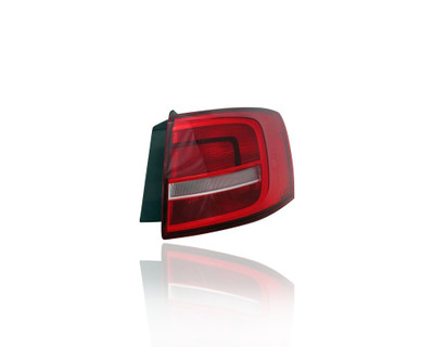 Tail Light - Compatible/Replacement for '15-15 VW Volkswagen Jetta Hybrid - Outer On Body Quarter Panel, Halogen - Right Hand - Passenger - 5C6945096F