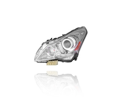 Headlight Assembly For 10-13 Infiniti G37-Sedan, 11-12 G25, 15-15 Q40 Base/Journey-Model - HID - Left Hand / Driver - 260601NM0C Headlight Assembly For 10-13 Infiniti G37-Sedan, 11-12 G25, 15-15 Q40 Base/Journey-Model - HID - Left Hand / Driver - 260601NM0C