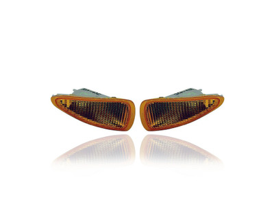 Turn Signal Light - Compatible/Replacement for '95-99 Chevrolet Cavalier Without Z24 - Pair, Left Driver + Right Passenger Set - 5976572, 5976571 - CAPA Turn Signal Light - Compatible/Replacement for '95-99 Chevrolet Cavalier Without Z24 - Pair, Left Driver + Right Passenger Set - 5976572, 5976571 - CAPA