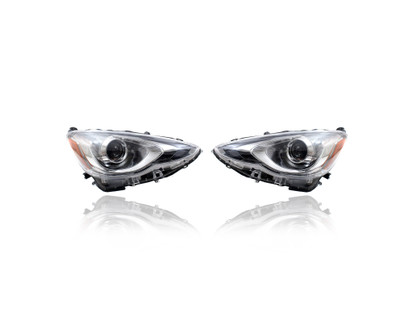 Headlight Assembly For TO2503236; TO2502236 15-17 Toyota Prius-C - Pair Left and Right Set, NSF Headlight Assembly For TO2503236; TO2502236 15-17 Toyota Prius-C - Pair Left and Right Set, NSF