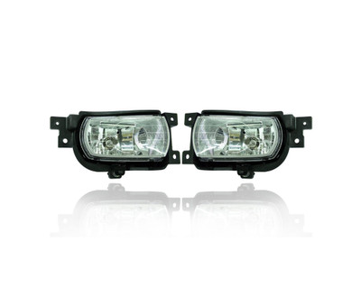Fog Light Assembly - Compatible/Replacement for '06-07 Kia Rio Sedan, 06-09 Rio5 - Pair, Left Driver + Right Passenger Set - 922021G000, 922011G000 Fog Light Assembly - Compatible/Replacement for '06-07 Kia Rio Sedan, 06-09 Rio5 - Pair, Left Driver + Right Passenger Set - 922021G000, 922011G000