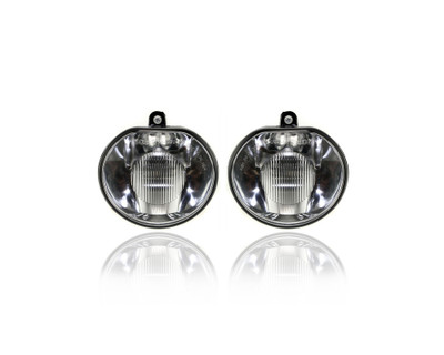 Fog Light Assembly - Compatible/Replacement for '04-06 Dodge Durango - Halogen - Pair, Left Driver + Right Passenger Set - 55077470AB - CAPA Fog Light Assembly - Compatible/Replacement for '04-06 Dodge Durango - Halogen - Pair, Left Driver + Right Passenger Set - 55077470AB - CAPA