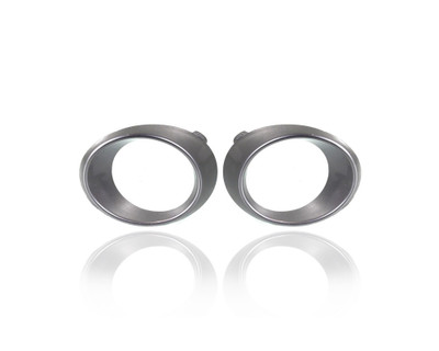 Fog Light Cover - Compatible/Replacement for '11-14 Mazda Mazda2 - Primed-Silver - Pair, Left Driver + Right Passenger Set - DR6150C12A, DR6150C22A Fog Light Cover - Compatible/Replacement for '11-14 Mazda Mazda2 - Primed-Silver - Pair, Left Driver + Right Passenger Set - DR6150C12A, DR6150C22A