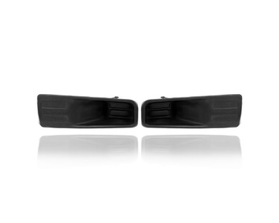 Fog Light Cover - Compatible/Replacement for '06-09 Ford Fusion S/SE - Black - Pair, Left Driver + Right Passenger Set - 6E5Z17E810AA, 6E5Z17E811AA Fog Light Cover - Compatible/Replacement for '06-09 Ford Fusion S/SE - Black - Pair, Left Driver + Right Passenger Set - 6E5Z17E810AA, 6E5Z17E811AA