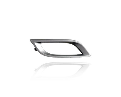 Fog Light Cover - Compatible/Replacement for '10-11 Mazda Mazda3 i/s/SV Sport/Touring/Grand - Silver - Right Hand - Passenger - BDL450C12