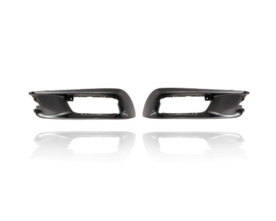 Fog Light Cover - Compatible/Replacement for '12-12 Honda Civic/Hybrid Sedan - Black - Pair, Left Driver + Right Passenger Set - 08V38TR0160 Fog Light Cover - Compatible/Replacement for '12-12 Honda Civic/Hybrid Sedan - Black - Pair, Left Driver + Right Passenger Set - 08V38TR0160
