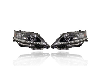 Headlight - Compatible/Replacement for '13-15 Lexus RX350/450h (Japan Built) - Xenon/HID - Pair, Left Driver + Right Passenger Set - 8114548B10, 8118548B10 - CAPA Headlight - Compatible/Replacement for '13-15 Lexus RX350/450h (Japan Built) - Xenon/HID - Pair, Left Driver + Right Passenger Set - 8114548B10, 8118548B10 - CAPA