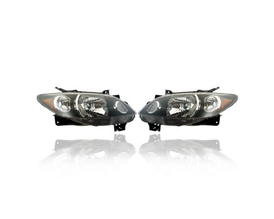 Headlight - Compatible/Replacement for '04-06 Mazda MPV - With Rocker Moulding - Pair, Left Driver + Right Passenger Set - LE46510K0C, LE46510L0C Headlight - Compatible/Replacement for '04-06 Mazda MPV - With Rocker Moulding - Pair, Left Driver + Right Passenger Set - LE46510K0C, LE46510L0C
