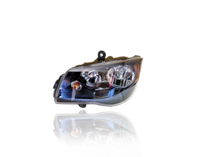 Headlight Assembly - Compatible/Replacement for '14-20 Dodge Grand Caravan, 14-16 Chrysler Town & Country-S - Halogen, Black Interior Bezel - Left Hand - Driver - 68206501AE Headlight Assembly - Compatible/Replacement for '14-20 Dodge Grand Caravan, 14-16 Chrysler Town & Country-S - Halogen, Black Interior Bezel - Left Hand - Driver - 68206501AE