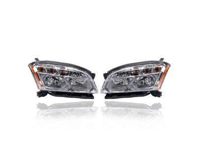 Headlight Assembly - Compatible/Replacement for '13-16 Chevrolet Trax - Halogen - Pair, Left Driver + Right Passenger Set - 42435940, 42435939 Headlight Assembly - Compatible/Replacement for '13-16 Chevrolet Trax - Halogen - Pair, Left Driver + Right Passenger Set - 42435940, 42435939