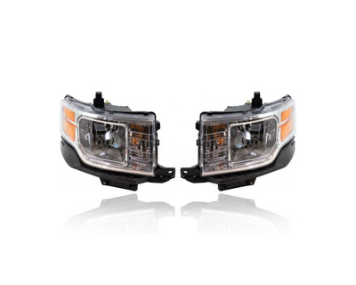 Headlight Assembly - Compatible/Replacement for '09-12 Ford Flex - Halogen - Pair, Left Driver + Right Passenger Set - 8A8Z13008A, 8A8Z13008B Headlight Assembly - Compatible/Replacement for '09-12 Ford Flex - Halogen - Pair, Left Driver + Right Passenger Set - 8A8Z13008A, 8A8Z13008B