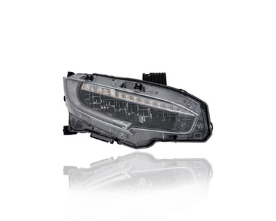 Headlight Assembly - Compatible/Replacement for '20-21 Honda Civic Sedan/Hatchback, 20-20 Civic Coupe Touring/Sport/Si - LED - Right Hand - Passenger - 33100TBAA23 Headlight Assembly - Compatible/Replacement for '20-21 Honda Civic Sedan/Hatchback, 20-20 Civic Coupe Touring/Sport/Si - LED - Right Hand - Passenger - 33100TBAA23