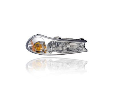Headlight Assembly - Compatible/Replacement for '98-00 Ford Contour - Halogen - Right Hand - Passenger - XS2Z13008AA