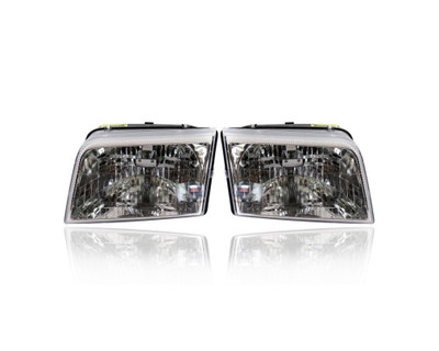 Headlight Assembly - Compatible/Replacement for '09-11 Mercury Grand Marquis - LED - Pair, Left Driver + Right Passenger Set - 9W3Z13008A, 9W3Z13008B - CAPA Headlight Assembly - Compatible/Replacement for '09-11 Mercury Grand Marquis - LED - Pair, Left Driver + Right Passenger Set - 9W3Z13008A, 9W3Z13008B - CAPA