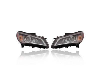 Headlight Assembly - Compatible/Replacement for '15-17 Hyundai Sonata SE/Eco/Sport/Limited - Halogen Without LED Daytime Running Lamp Pair, Left Driver+Right Passenger Set 92102C2000, 92101C2000 CAPA Headlight Assembly - Compatible/Replacement for '15-17 Hyundai Sonata SE/Eco/Sport/Limited - Halogen Without LED Daytime Running Lamp Pair, Left Driver+Right Passenger Set 92102C2000, 92101C2000 CAPA