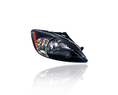 Headlight Assembly - Compatible/Replacement for '00-07 Ford Taurus Centennial Edition - Black Bezel - Right Hand - Passenger - 3F1Z13008AA - CAPA