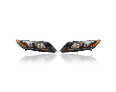 Headlight Assembly - Compatible/Replacement for '11-13 Kia Optima LX/EX (Korean-Built) - Halogen - Pair, Left Driver + Right Passenger Set - 921022T121, 921012T121 - CAPA Headlight Assembly - Compatible/Replacement for '11-13 Kia Optima LX/EX (Korean-Built) - Halogen - Pair, Left Driver + Right Passenger Set - 921022T121, 921012T121 - CAPA