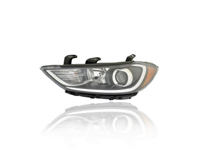 Headlight Assembly - Compatible/Replacement for '17-18 Hyundai Elantra Sedan Limited-Only (USA-Built) - HID/Xenon - Left Hand - Driver - 92101F3200