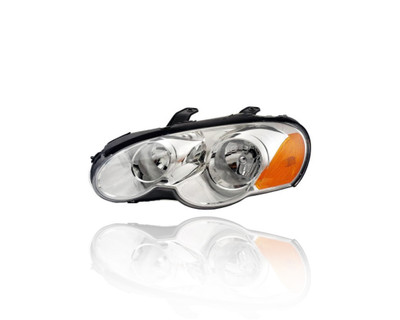 Headlight Assembly - Compatible/Replacement for '03-05 Chrysler Sebring Coupe - Halogen - Left Hand - Driver - MN133281