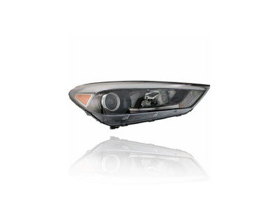 Headlight Assembly - Compatible/Replacement for '16-18 Hyundai Tucson SE - Halogen Without LED Daytime Running Lamp - Right Hand - Passenger - 92102D3050