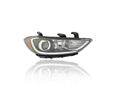 Headlight Assembly - Compatible/Replacement for '17-18 Hyundai Elantra Sedan Limited-Only (USA-Built) - HID/Xenon - Right Hand - Passenger - 92102F3200