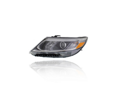 Headlight Assembly - Compatible/Replacement for '14-15 Kia Sorento LX - Halogen Without LED Daytime Running Lamp - Left Hand - Driver - 921011U500